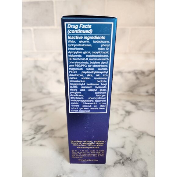 Tarte Rainforest Of The Sea Water Foundation Broad Spectrum SPF 15 Medium Sand - Picture 4 of 6